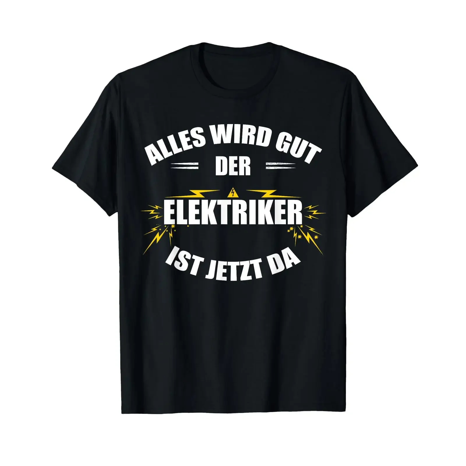 Electrician Everything will be alright the is here now T shirt vintage Washed graphic Stylish Versatile Unisex Slightly