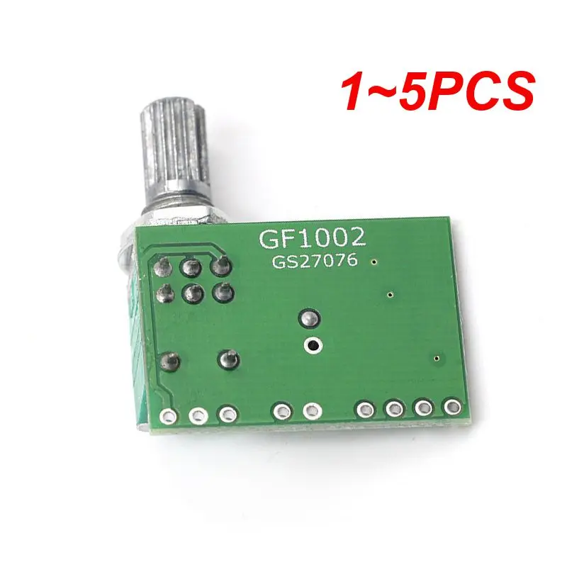 Mini Placa Amplificadora de Potência Digital, Fonte de Alimentação Áudio, Controle de Volume, USB, PAM8403, 2x3W, 1-5Pcs