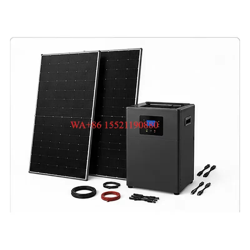 WMWMNU 450W 2kWh Off Grid Balcony Solar PV System Portable Power Station Kit for Home Backup Power