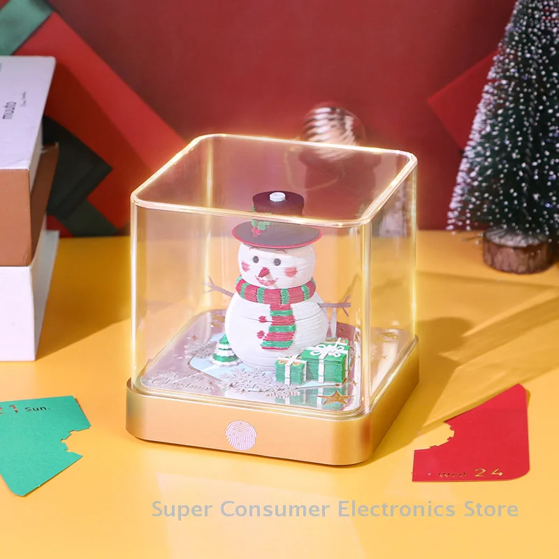 Sculpture en papier, calendrier de la terre, cadeaux créatifs, décorations de bureau personnalisées, carnet cubique 3d, 2026
