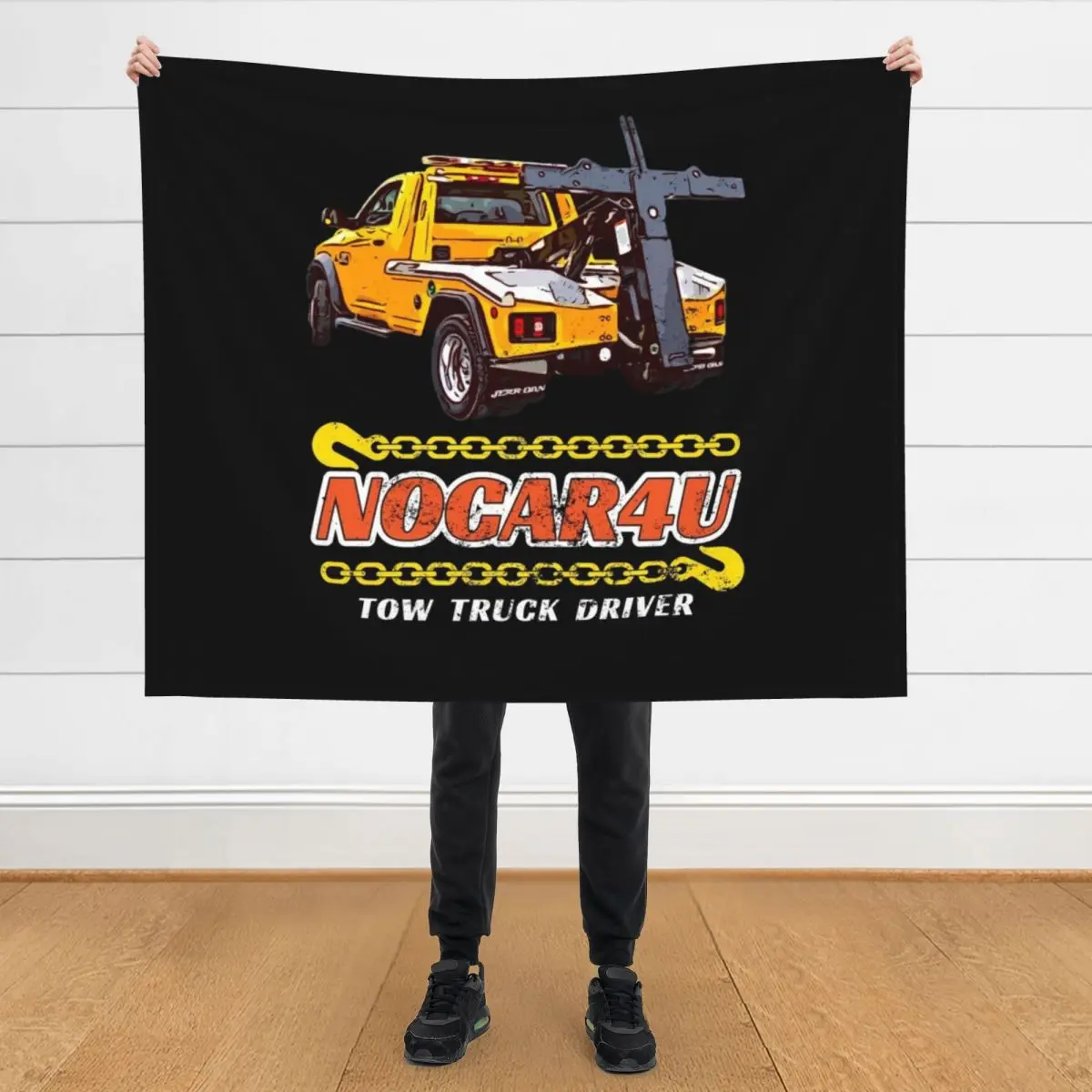 

NOCAR4U Tow Truck Driver, Tow Truck Operator Throw Blanket for winter Vintage for babies Multi-Purpose Blankets