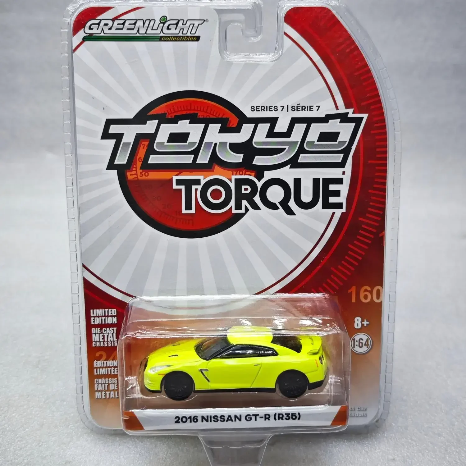

GreenLight 1:64 2016 Nissan GT-R (R35) Alloy Model Collectibles Children's Gift Toys