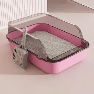 Semi-made sandbox for cats, cat tray, rabbit, small animals, kittens, pans, pet supplies 10 Main Sales Sand Box for Cats - №6
