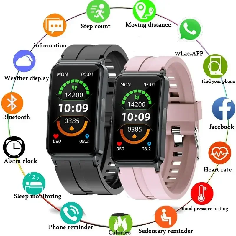 Smart Watch G Sensors Blood Pressure Body Temperature ECG Heart Rate Sleep Monitoring Sports Bracelet Wearable On Wrist Devices