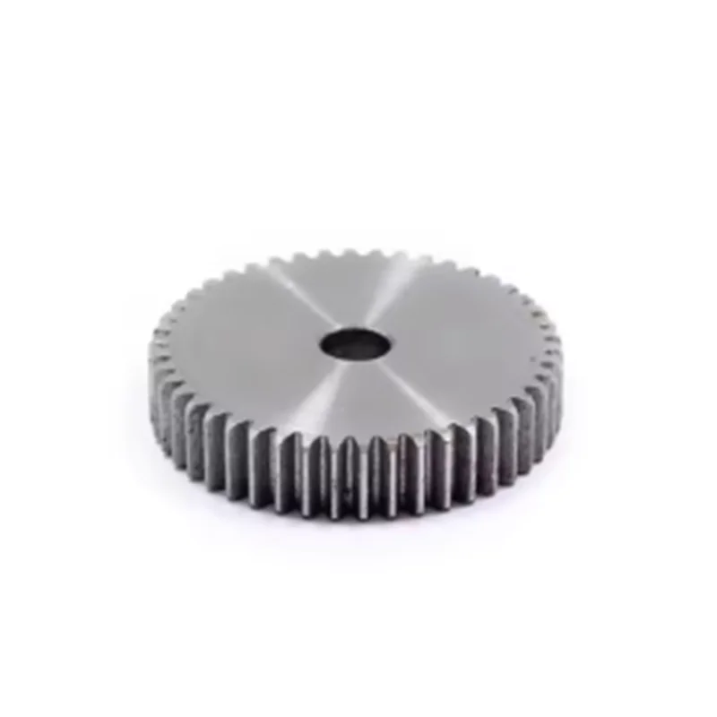 Flat Teeth Gear 1M 61/62/63/64/66/67/68/69/71/72/73/74/76T 45# Steel Process Hole Mechanical Drive Gear Accessories