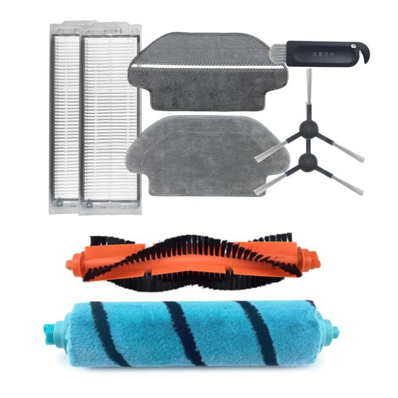 Аксессуары для роботов-пылесосов для Xiaomi Mijia Mi Styj02ym MVXVC01-JG, стиральная швабра Pro, щетка, запасные части для фильтра Hepa