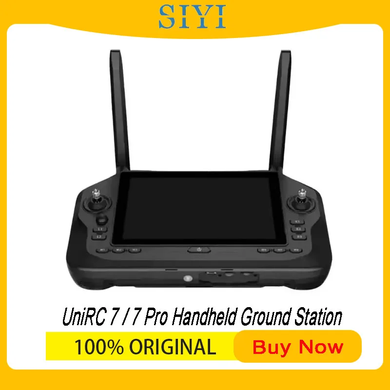 SIYI UniRC 7/7 Pro Dual Frequency Handheld Ground Station 7Inch 1080P 40KM Range Smart Controller for UAV UGV USV Robotics