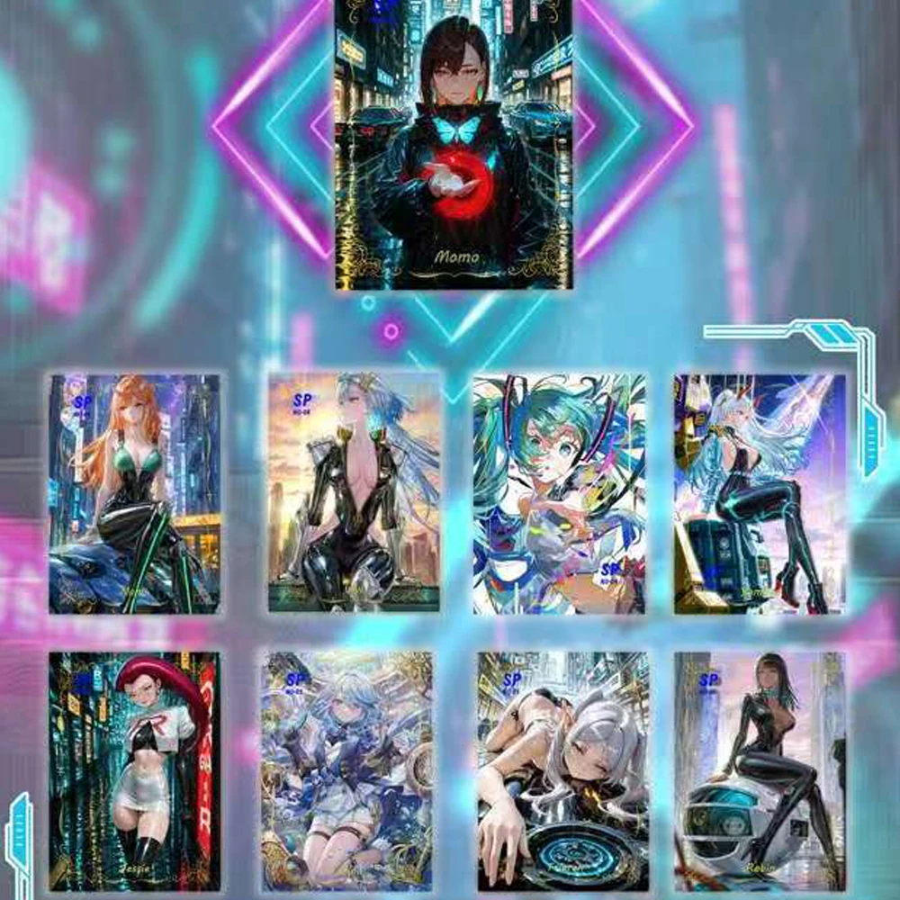 BaiLei Culture diamant cartes Waifu Collection jeu carte fille fête Doujin Booster boîte carte nue jouets cadeaux