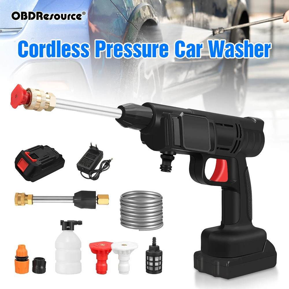 

20000mAh Cordless High Pressure Washer 60Bar High Pressure Water Gun Washer Suitable for Car Garden Cleaning Car Washing Tool