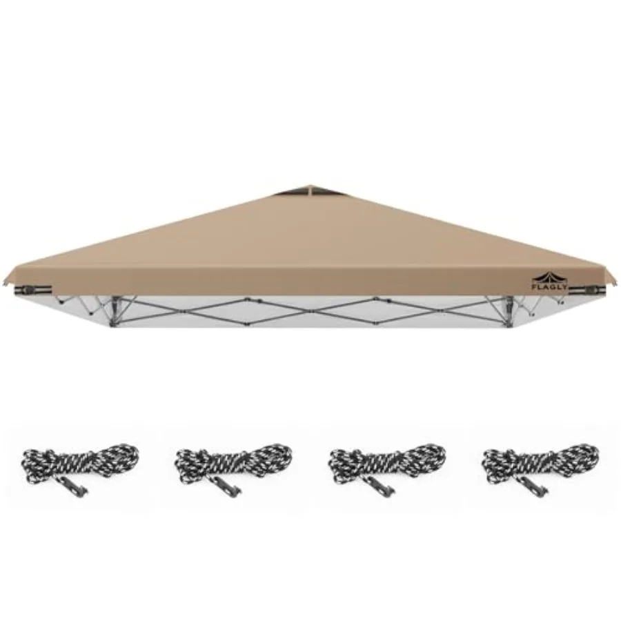 

Сменный верхний тент с вентиляционным отверстием, водонепроницаемый и защищающий от УФ-излучения, для каркаса тента с прямыми опорами - для улицы