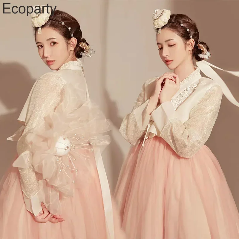 Hanbok Clothes For Women Korean Traditional Costume New Modernized Improved Korean Court National Costume Wedding Party Dress