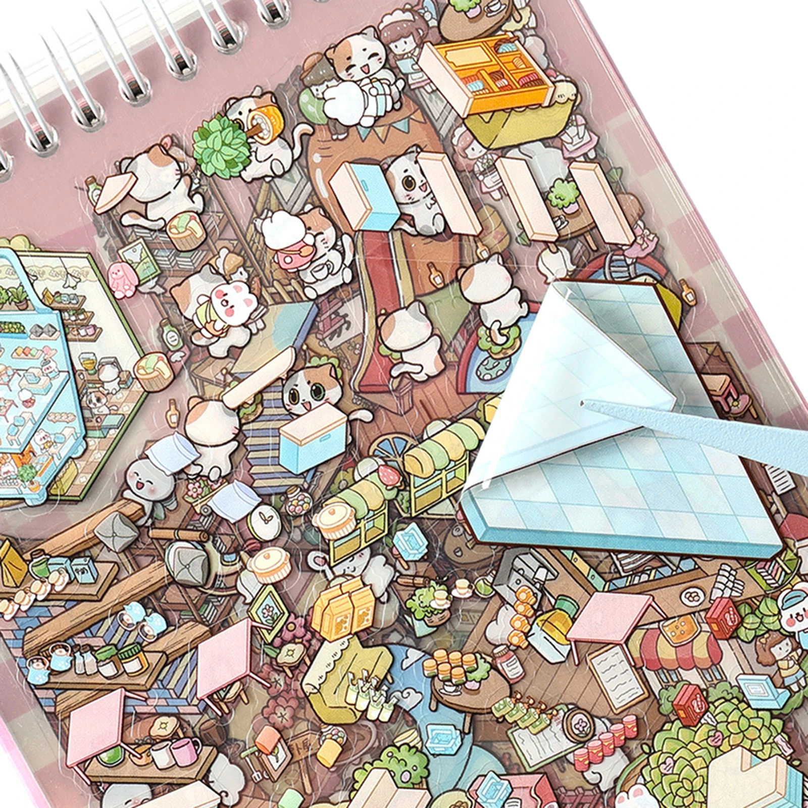 Fascinating Cartoon 3D Sticker Set of 40; Children's Handbook for DIY Scrapbook Activity, Ideal Gift