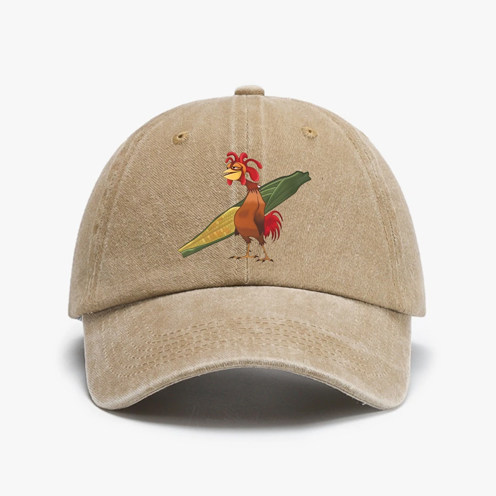 Chicken Joe Washed Baseball Cap Unisex Adjustabl Casual Classic hat Minimalist Retro Style Breathable Washed hats