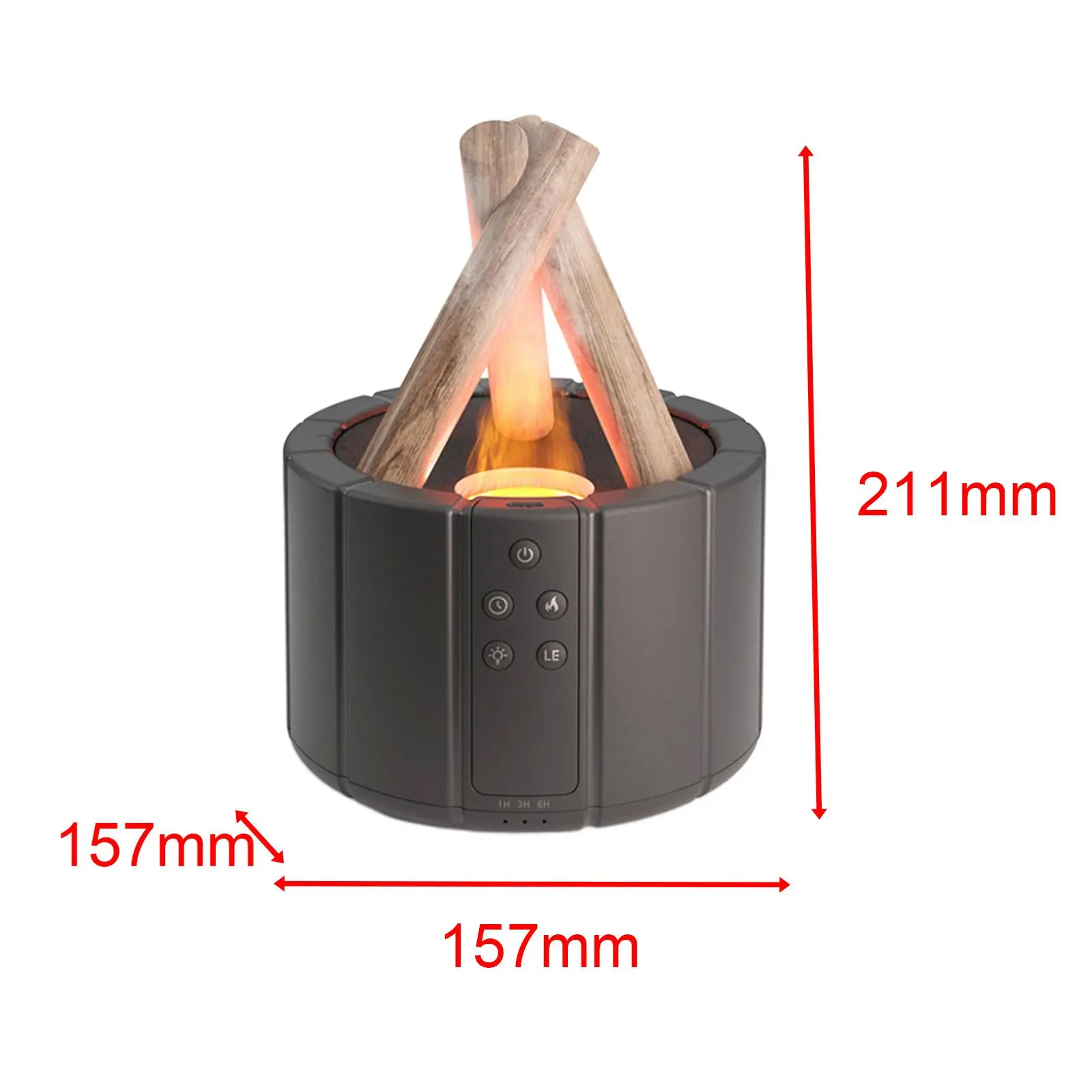 Umidificador de mesa silencioso e silencioso com difusor de óleo essencial para SPA