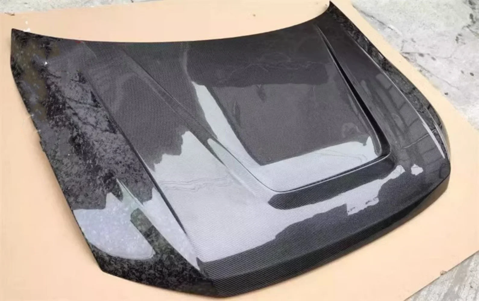 

Индивидуальная крышка капота двигателя из углеродного волокна в сборе для Volkswagen vw Tiguan L, модифицированный новый стиль, легкий вес, автоаксессуары