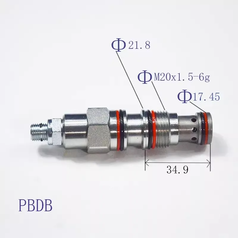 Thread insertion imitation SUN series domestically produced PBBB PBDB PBFB pilot operated pressure reducing valve