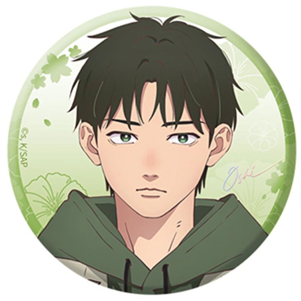 58mm Anime A Sign of Affection Cosplay KOSTÜM Abzeichen Pin SPTE Weißblech Brosche ﻿   Requisite Weihnachten Gilf