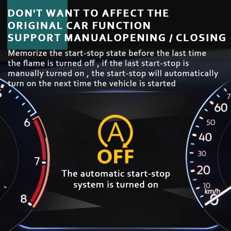 Automatic Stop Engine System Eliminator, Plug Stop Cancelador, A Off Dispositivo, VW Golf 7, 7.5, Passat B8, T-ROC Modo de Memória