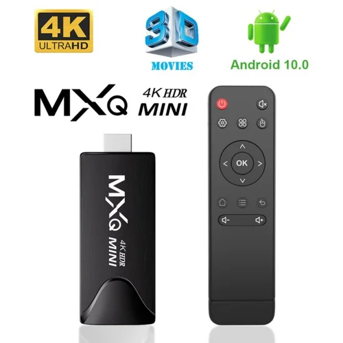 MXQMINI Smart Android Mini TV Stick Android 10 compatible con 4K 6K HD 2,4G WiFi TV Box H.265 Streaming reproductor multimedia inteligente Set Top Box