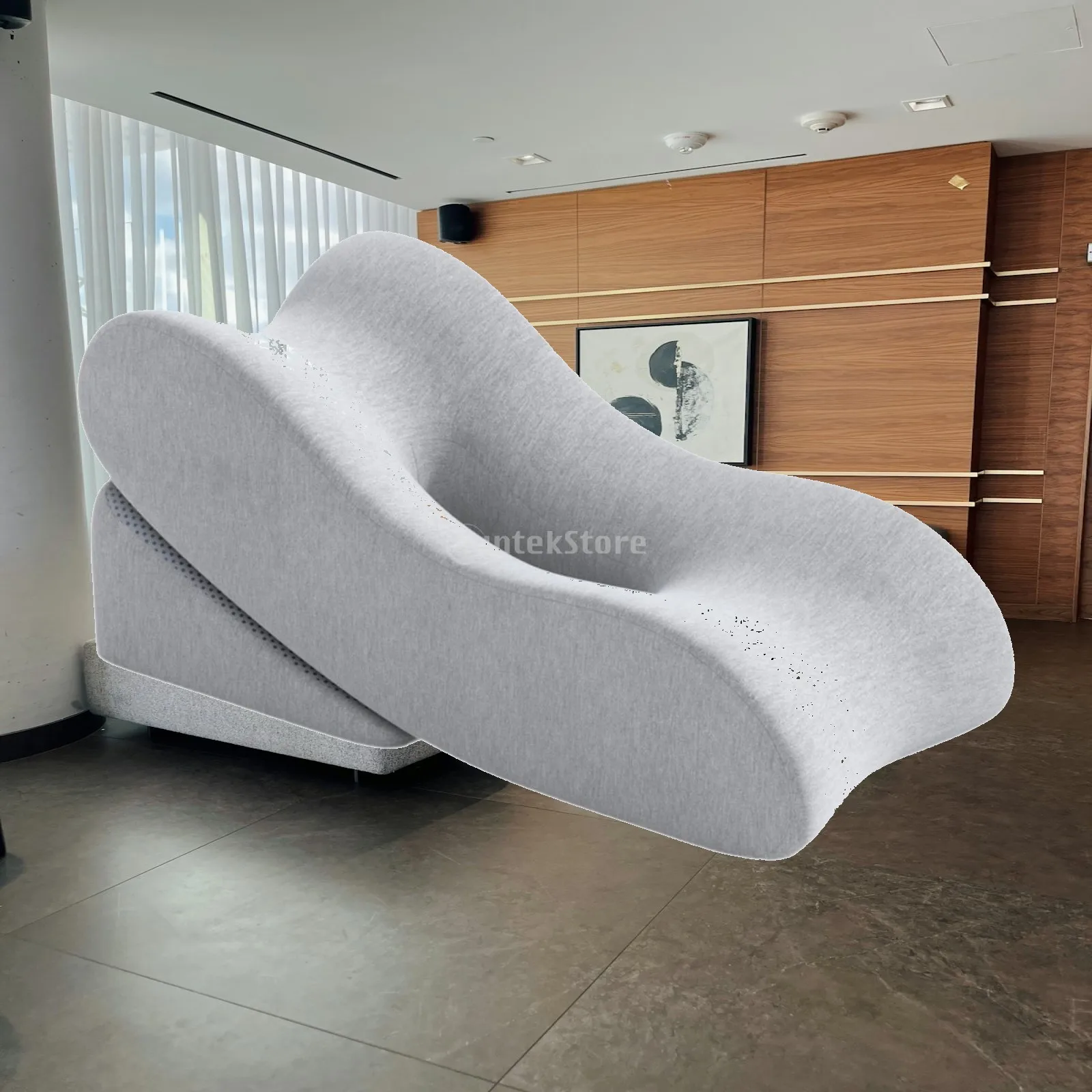Leg Elevation Pillow Knee Support Cushion Pillow Unique Breathable Cover Memory Foam Ankle Elevation Pad for Relaxation Hip