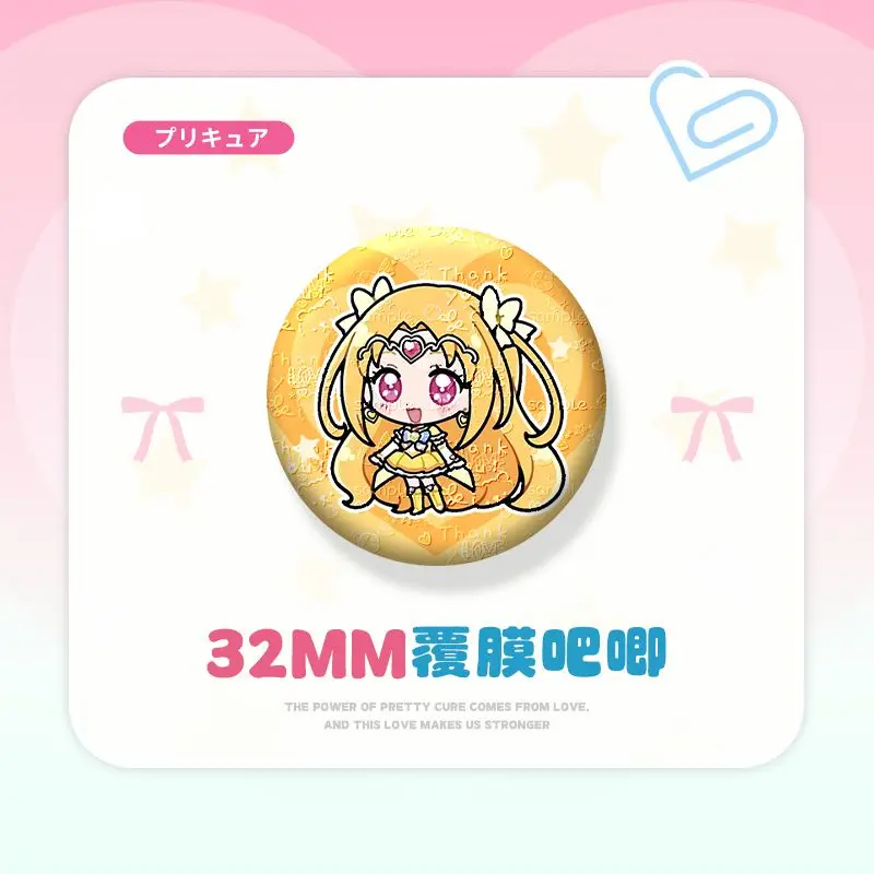 Cartoon Pretty Cure For Clothes Anime Cure Flora Enamel Pin Cute Things Cartoon Cosplay Badges On Backpack Brooch Art Gifts view 2