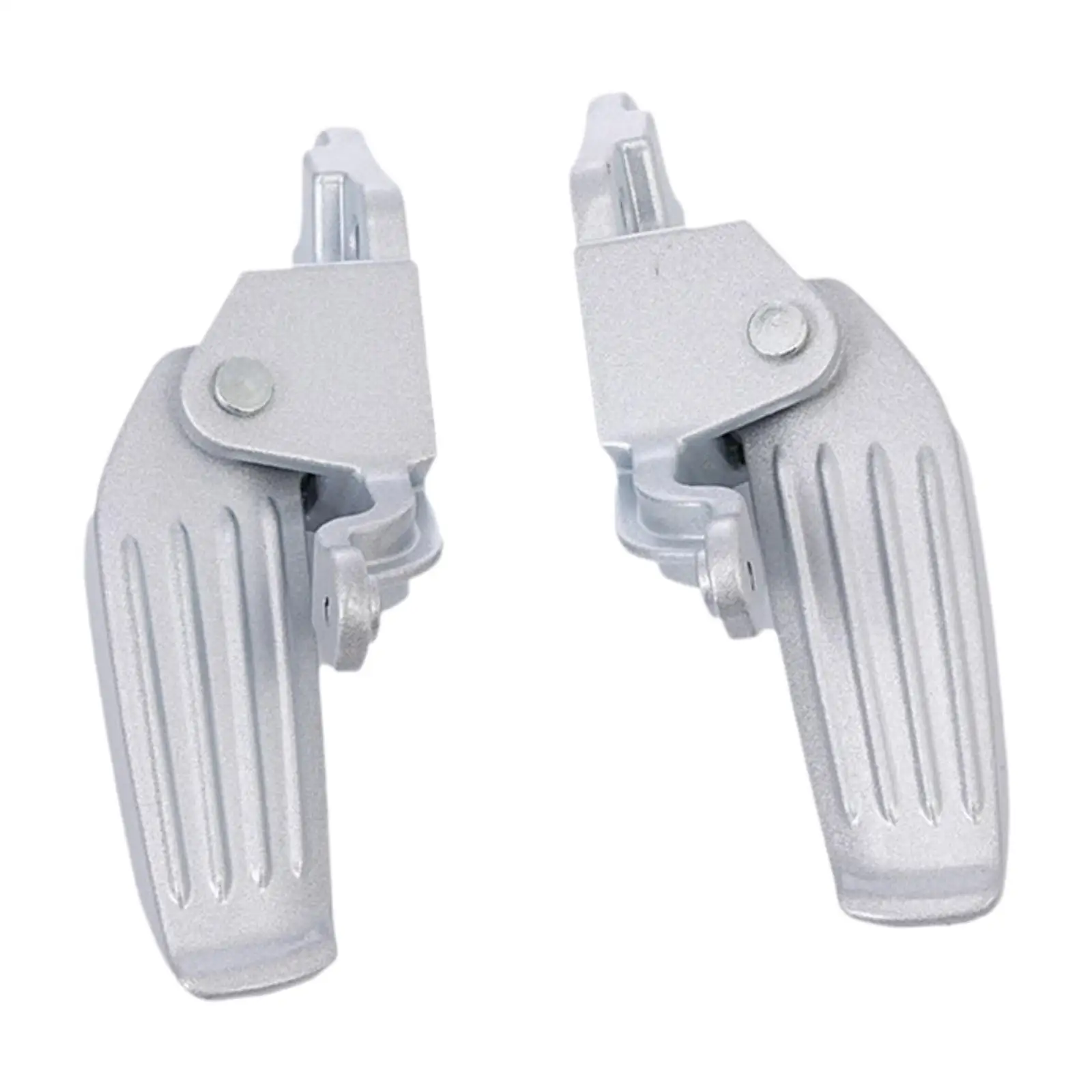 Motorcycle Foot Pegs Aluminum Alloy Multipurpose Parts Easy Installation Accessories Foldable for Electric Bicycle
