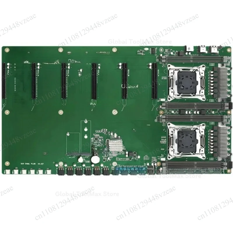 DDR4 Memory 6 PCIe Graphics Card Slots Wide Spacing X99 Dual-Socket PLUS Motherboard LGA2011-3 Processor