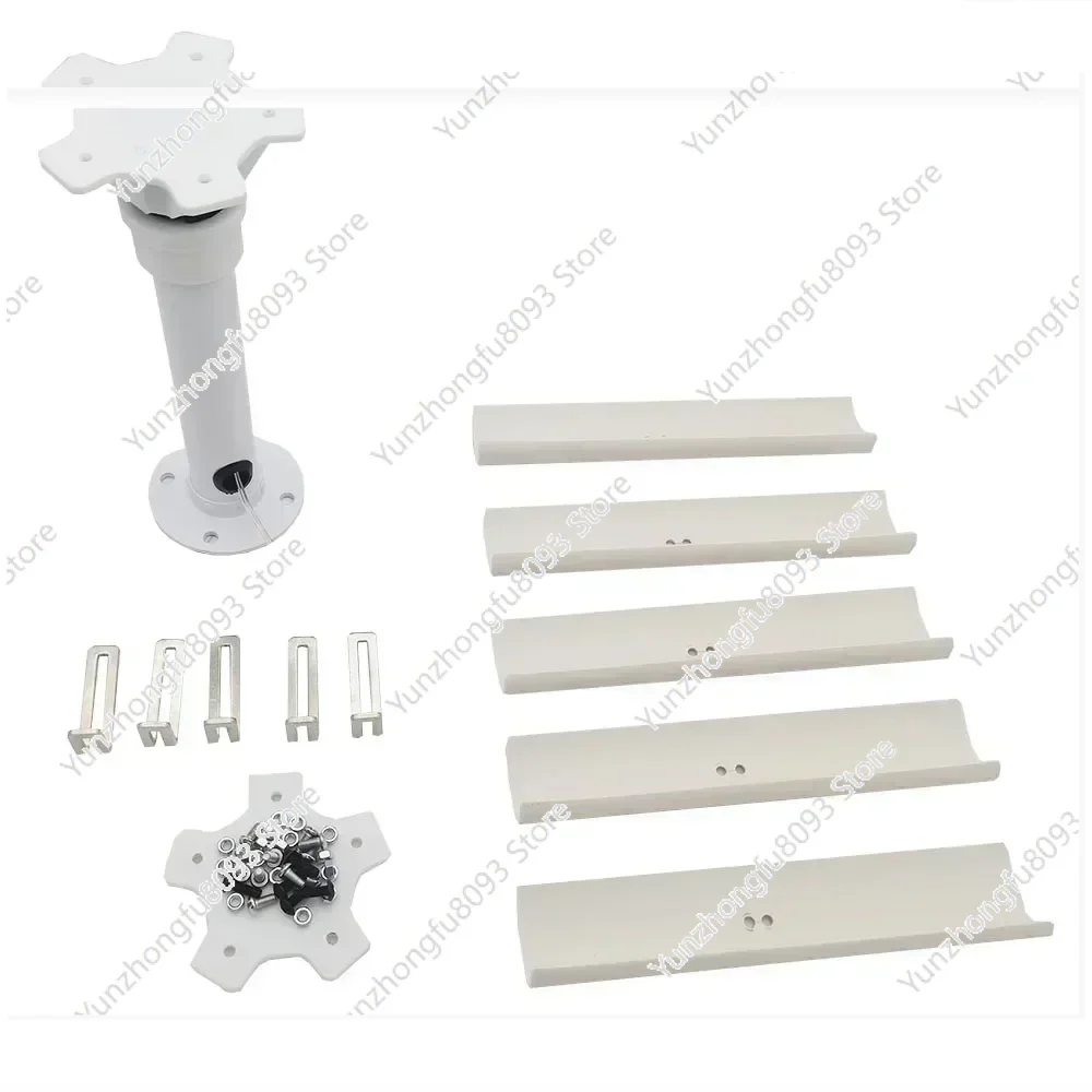 1-35W DIY Vertical Axis Wind Turbine Model Wind Power Generator Three-Phase Permanent Magnet Generator Windmill Toy Light Make