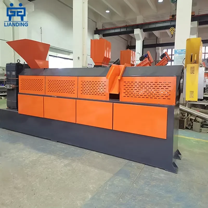 Recycled PP PE Plastic Pelletizing Recycling Ldpe Hdpe Film Hard Plastic Granulators Pellet Making Machine