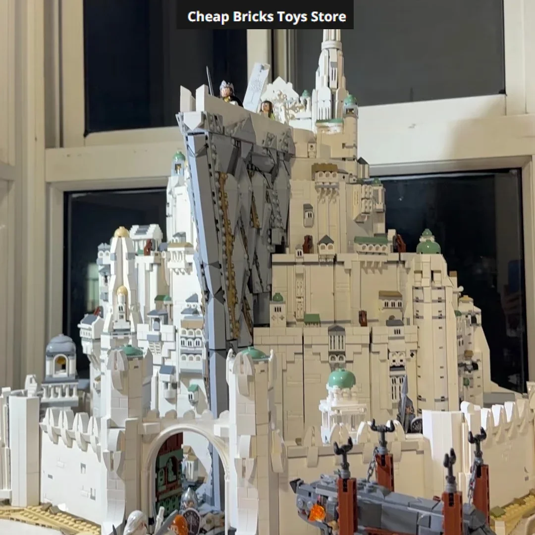 Briques de construction éducatives 2026, 8278 pièces, DIY, adaptées au modèle de la capitale Minas Tirith, cadeaux pour adultes, jouets