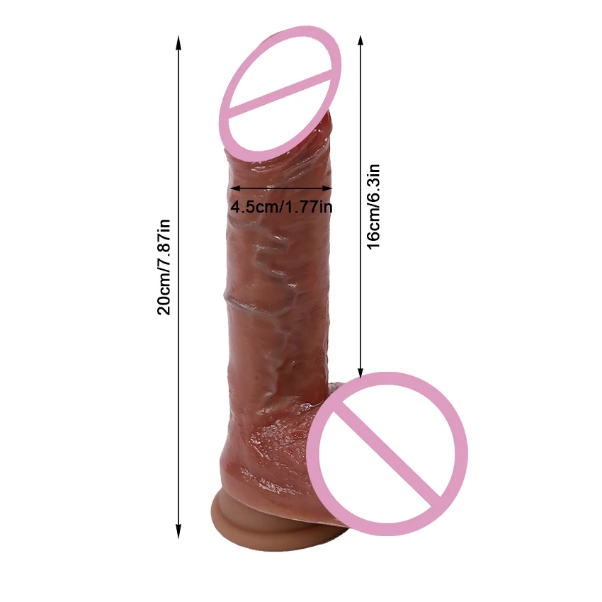 Vibrador de silicone adulto brinquedos sexuais feminino pênis realista pele macia sentindo vibradores com ventosa pau enorme para masturbadores femininos