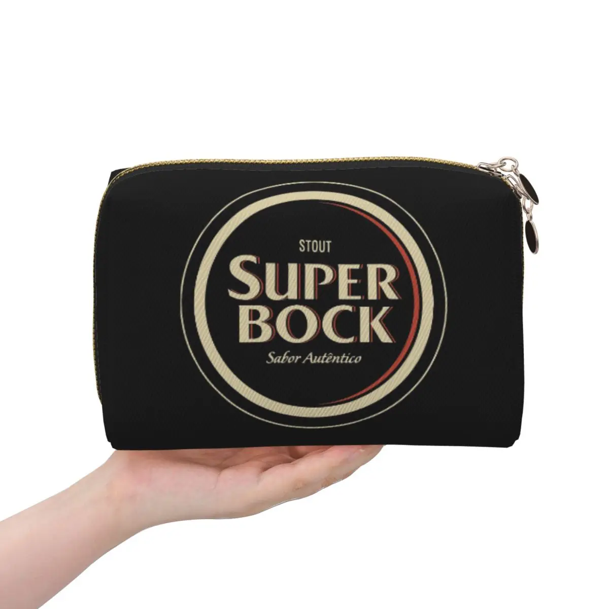 

Super Bock Since Logo Anime Women Cosmetic Bags Travel Makeup Organizer Pouch Toiletry Storage Dopp Kit Case