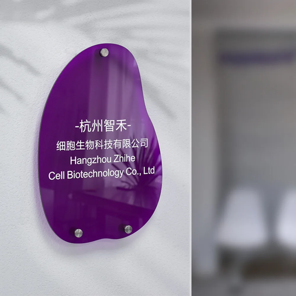 

Acrylic Restroom Sign Stainless Steel Screw Customized Letter Printing WC Door Signage Plaques Wall Mounting