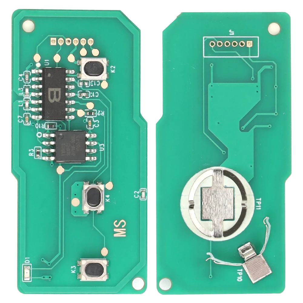 LIXIANG 2/3 Knoppen 312/433MHz B9Chip voor Toyota Prius 2004-2009 Auto Slimme Afstandsbediening sleutelhanger FCC #   MOZB21TG MOZB31EG