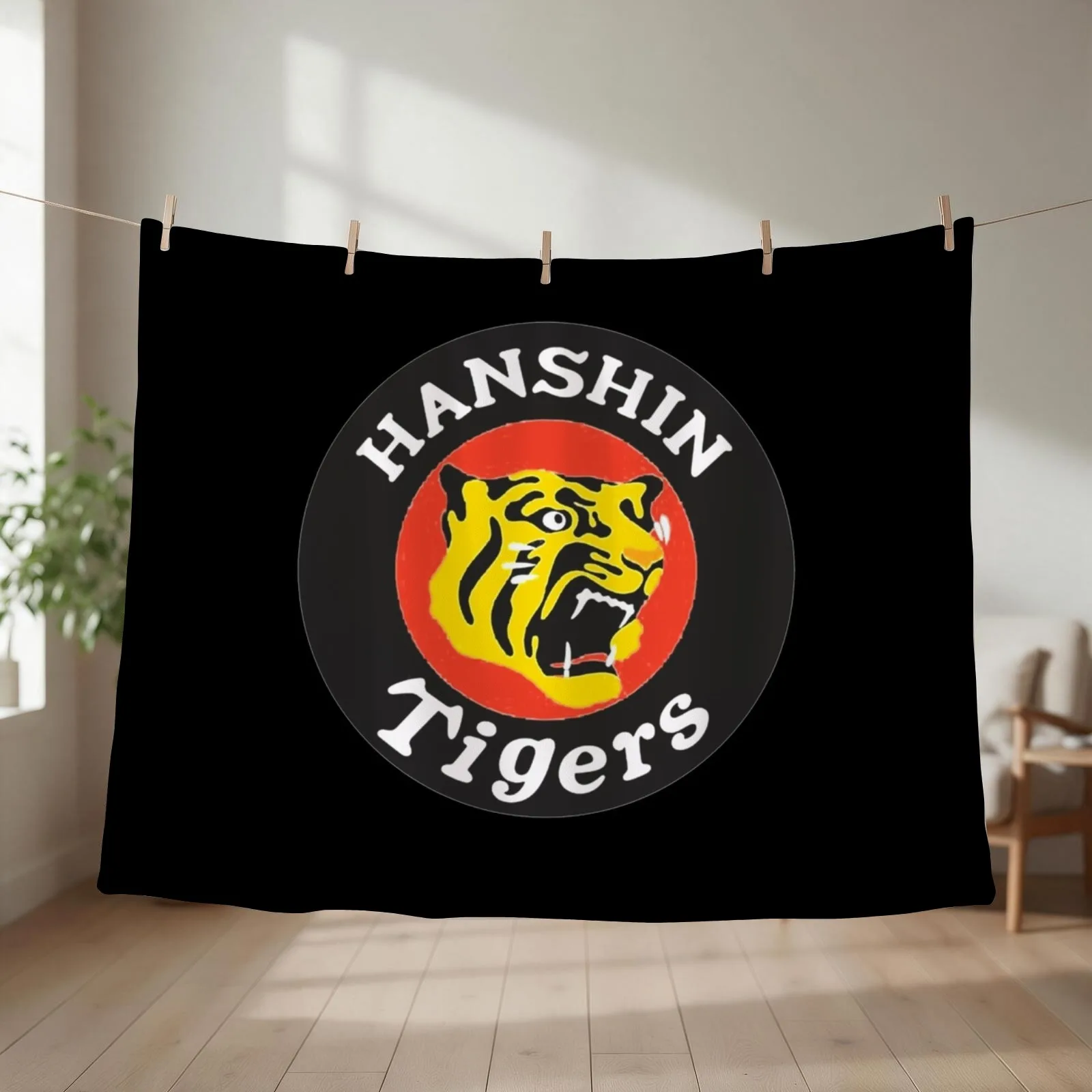Hanshin Tigers Vintage Baseball Logo 67 Throw Blanket Soft Bed covers For Decorative Sofa Travel Blankets