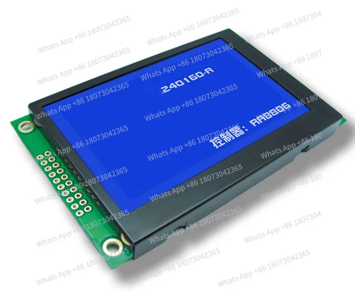 

3,1-дюймовый 20-контактный графический ЖК-модуль COG 240160A с контроллером RA8806, 3,3 В/5 В, белая/синяя подсветка
