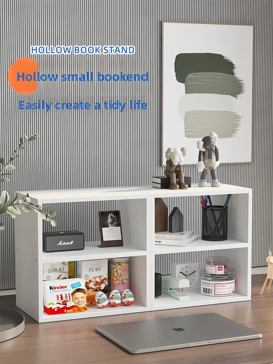 

Настольный органайзер-стеллаж elf: одноярусный, многослойный, без сверления, для книг и документов