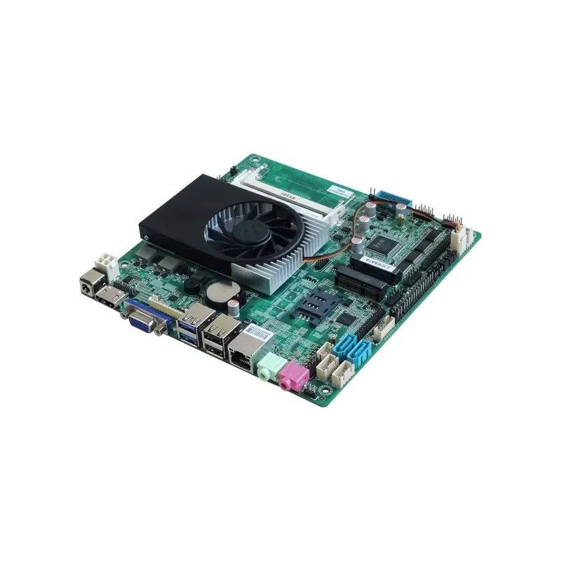 BOLRZO 2026 ELSKY dual core main board QM9700 Kabylake DDR3 dual channel integrated graphics card MSATA 2 * SATA3.0