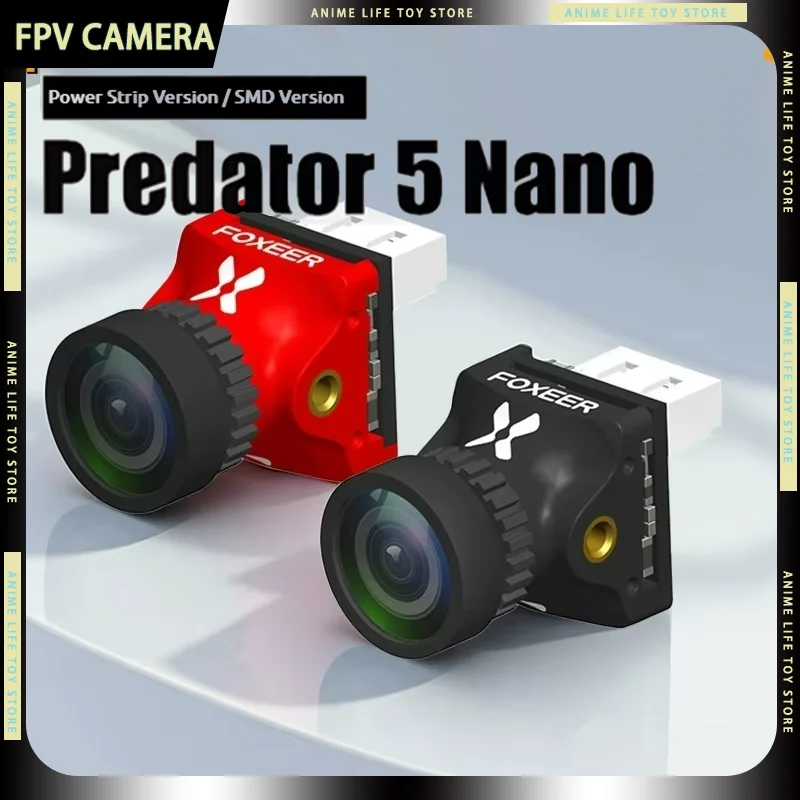 

FOXEER Predator 5 NANO Transmitter Camera FPV Drone 1000tvl 1.7mm Lens 155° For Drone Racing DIY FPV Christmas Adults Gifts