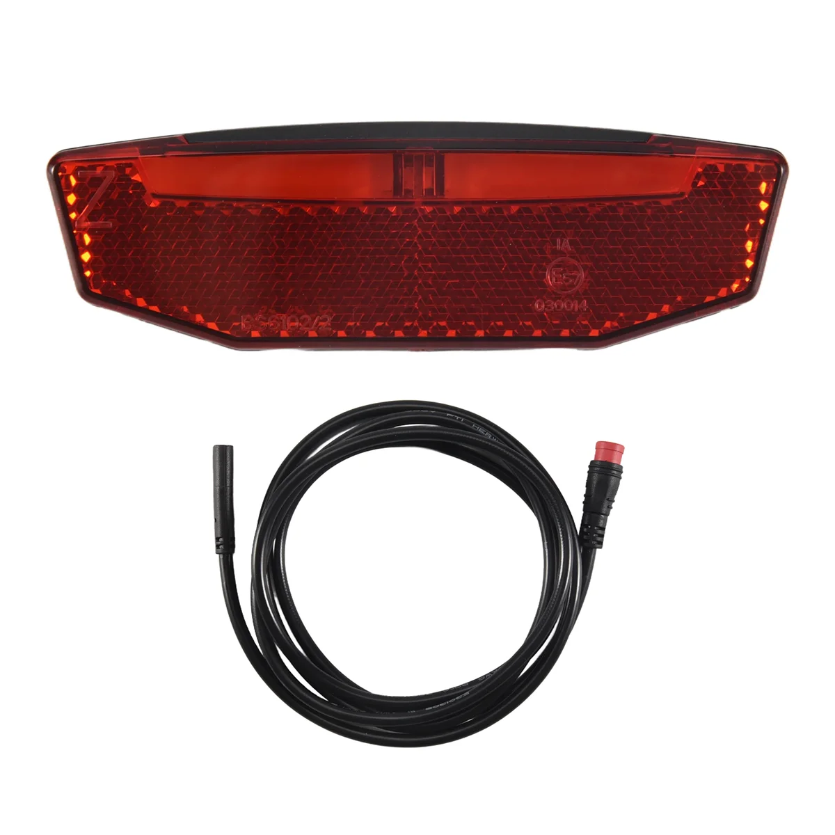 6V-60V Electric Bike Rear Light/Tail Light LED Warning Rear Lamp for E-Scooter Ebike Taillights Waterproof Connector