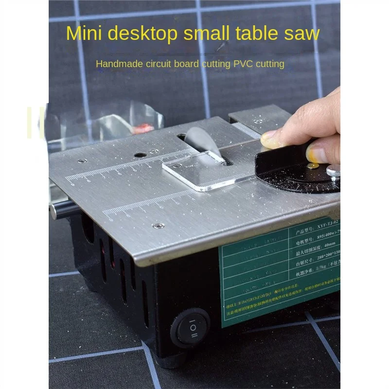 

Mini Desktop Table Saw Chainsaw Small Cutting Machine Woodworking New Tool Multi-Function All-in-One Machine