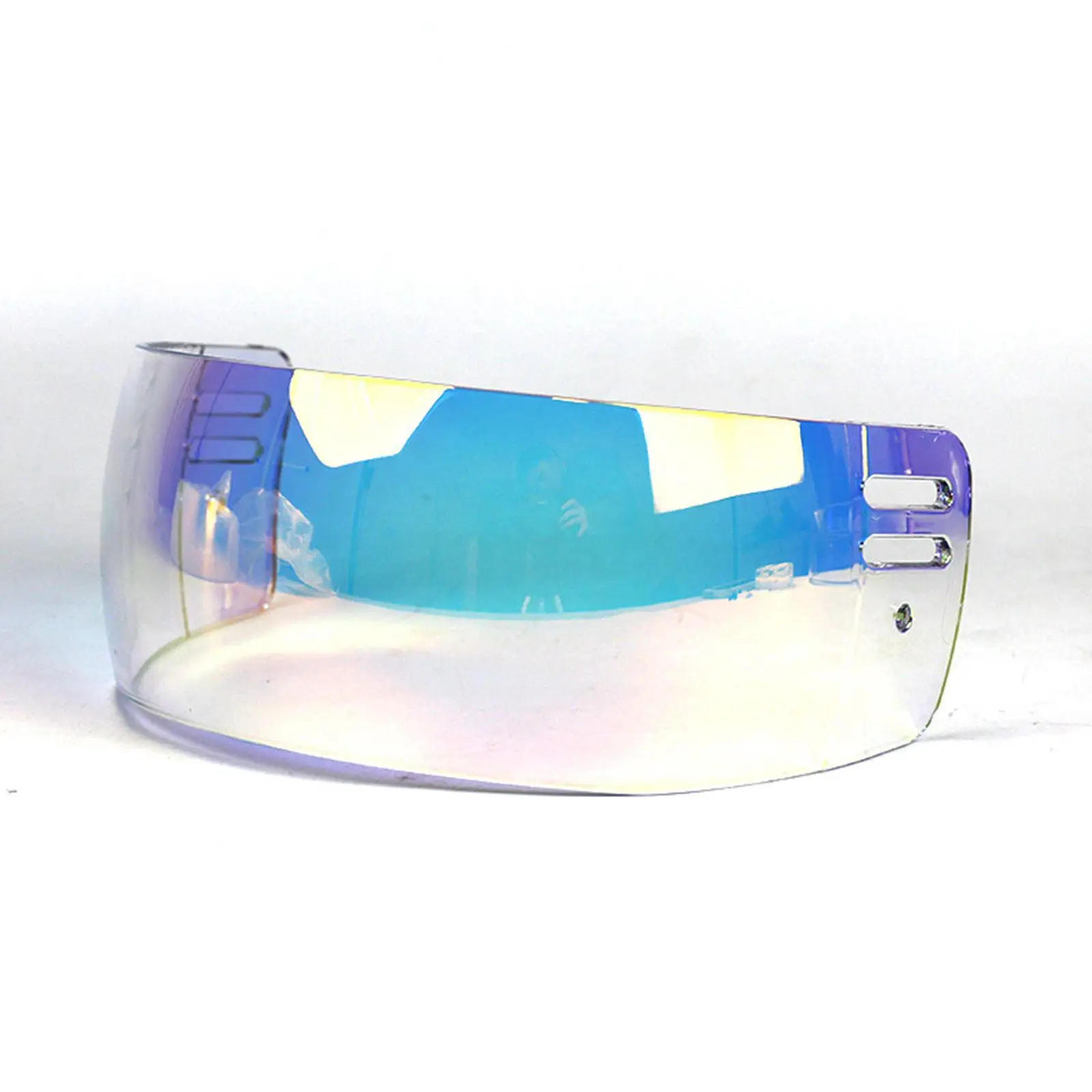

Professional Ice Hockey Helmet Visor Blue Coating Lightweight Scratch Resistant Shield for Helmet Sports Activities