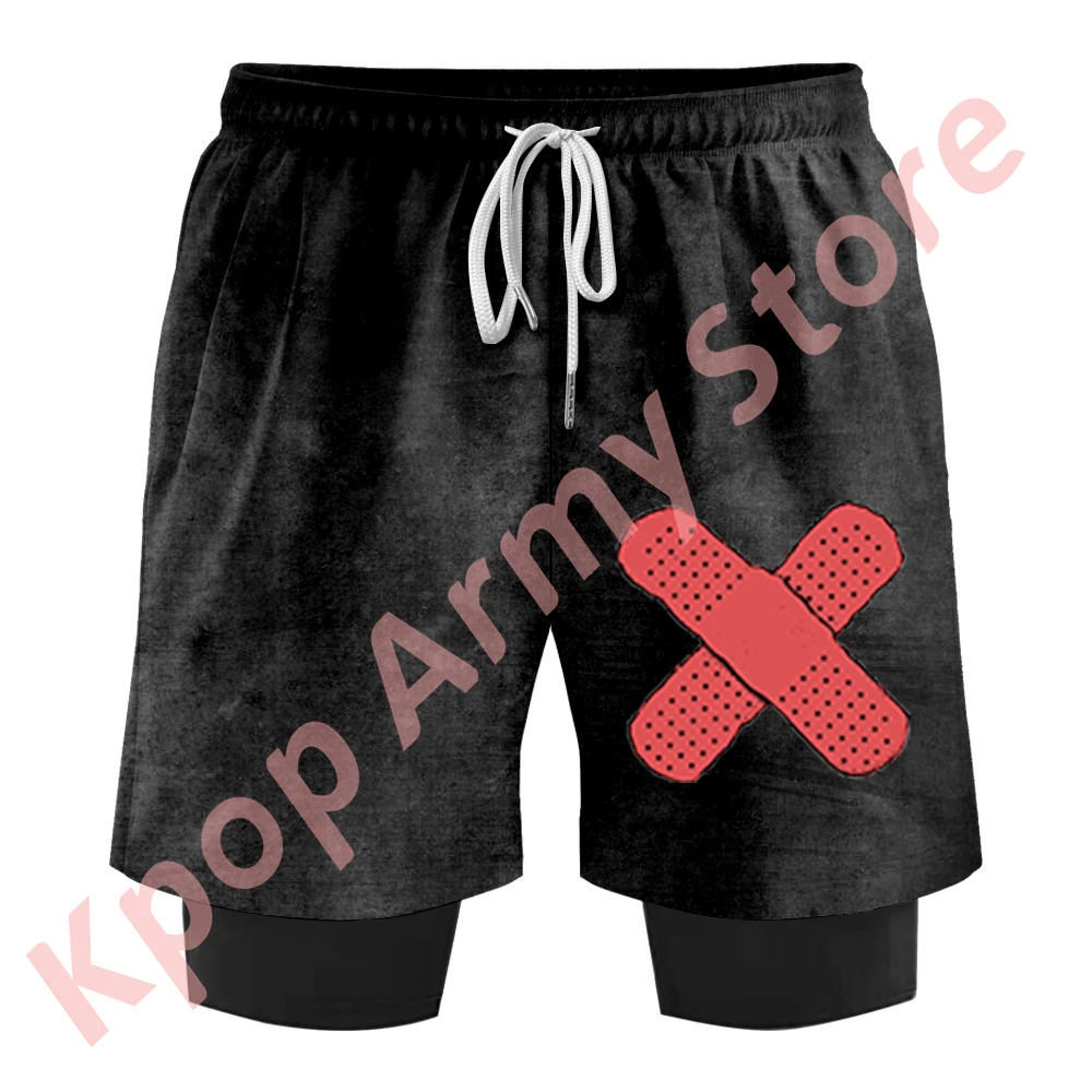 The Kid Laroi The First Time Tour Merch Shorts New Logo Pants Summer Women Men Fashion Casual Streetwear