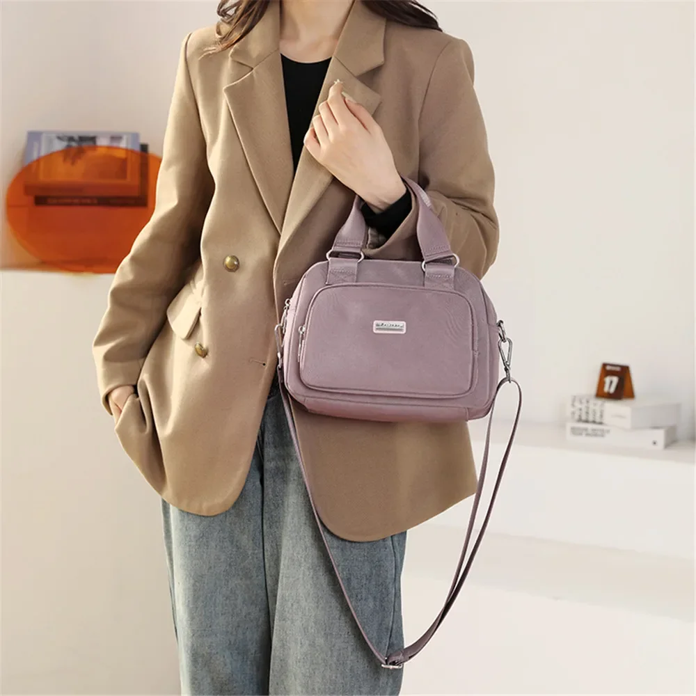 Multi Layer Pockets Women Handbag Fashion Shoulder Bag Female Designer Nylon Ladies Waterproof Messenger Crossbody Bag for Women