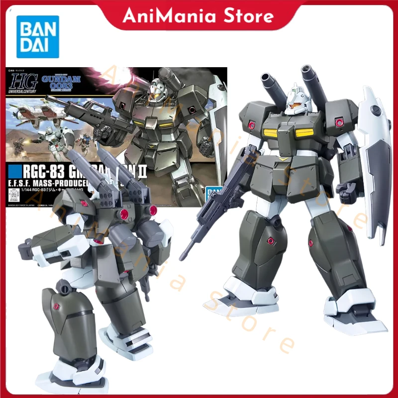 

Bandai Gundam Model Kit HG GM Cannon 2, аниме-фигурка Gunpla, строительный комплект Gundam, коллекционные фигурки, игрушки для мальчиков, подарок
