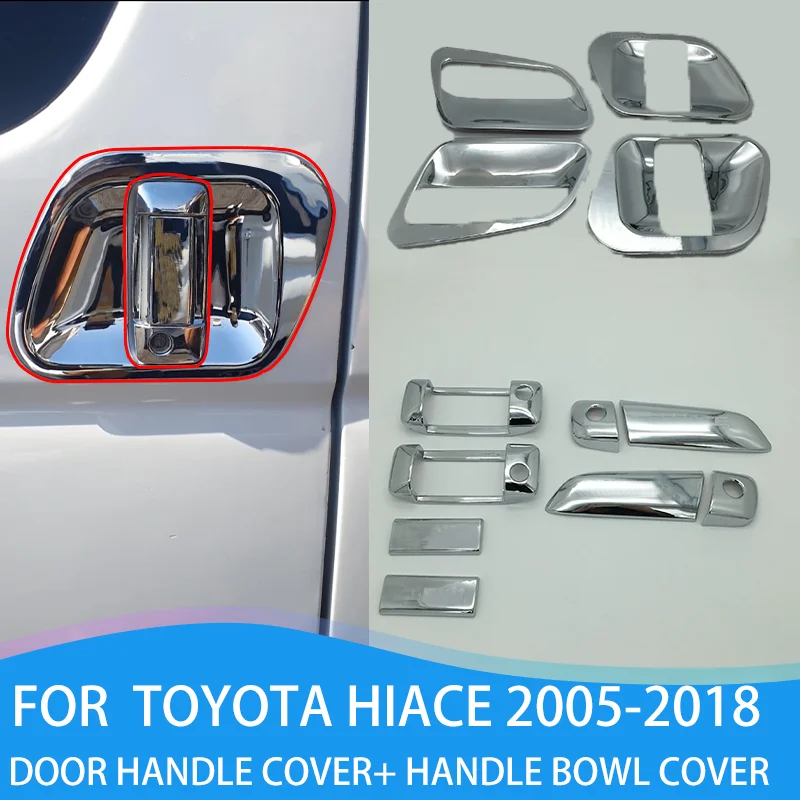 

Suitable for Toyota Hiace 2015 ABS Plastic Handle Cover Car Interior Door Bowl Cover Fuel Tank Cover Decoration