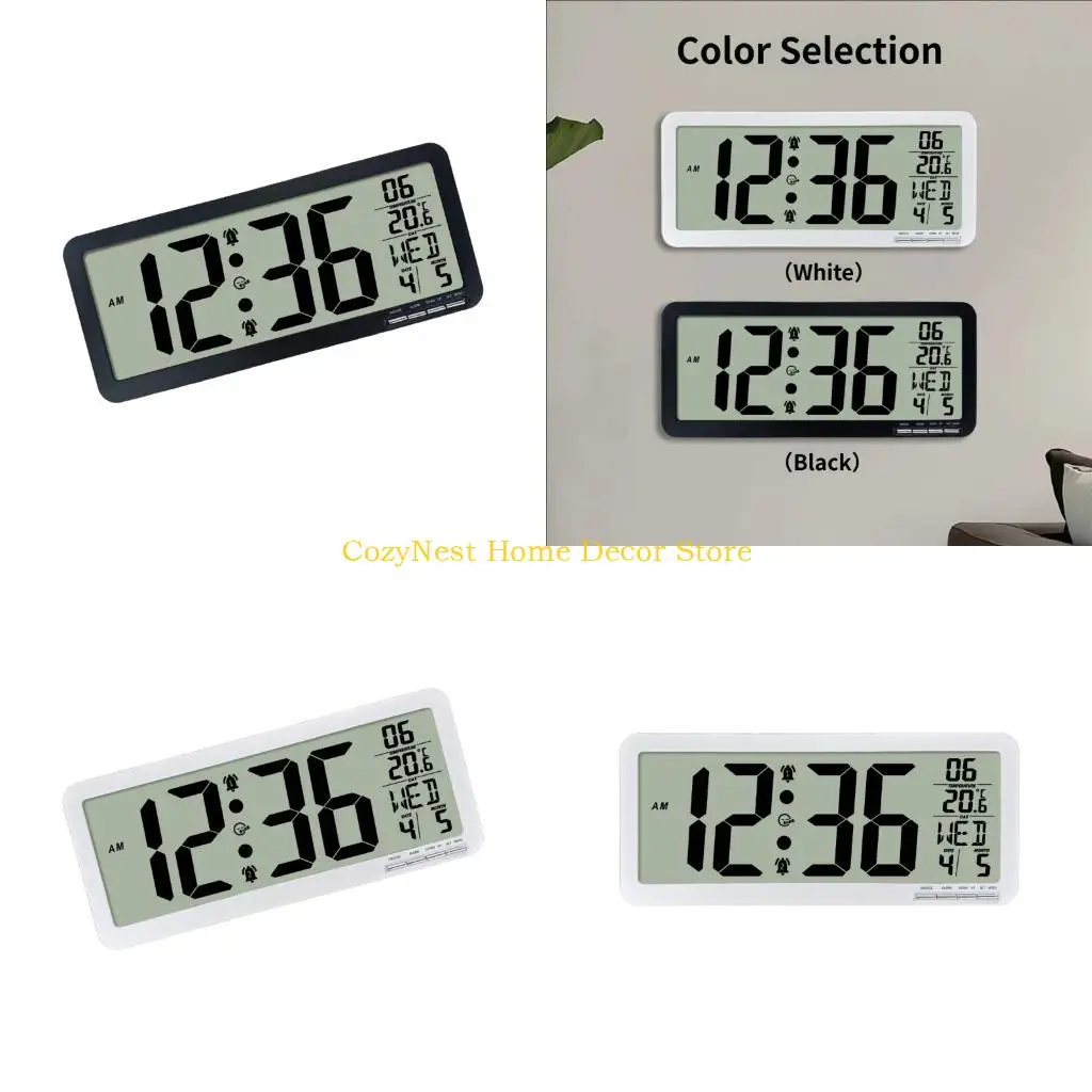 

Цифровые ЖК-часы 92MF с батарейным питанием и функцией повтора мониторинга температуры