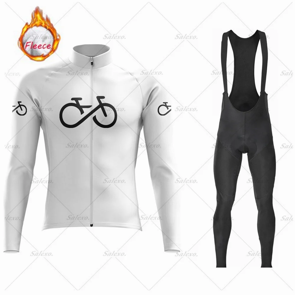 

2026 Winter Fleece Thermal Cycling Jersey Set Wear Clothing Maillot Ropa Ciclismo Mtb Bike Bicycle Long Sleeve Cycling Clothing