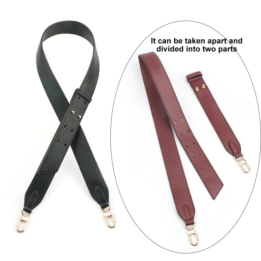 3.5CM Wide 97-110cm Adjustable Bag Strap PU Leather Bag Handle Accessories Handbag Straps For Underarm Bag Making Accessories