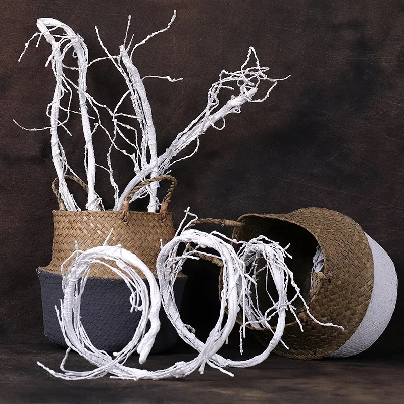 3M Artificial fake tree Plants Real touch branches liana Wall Hanging Rattan Plastic flexible flower vines Wedding Decoration